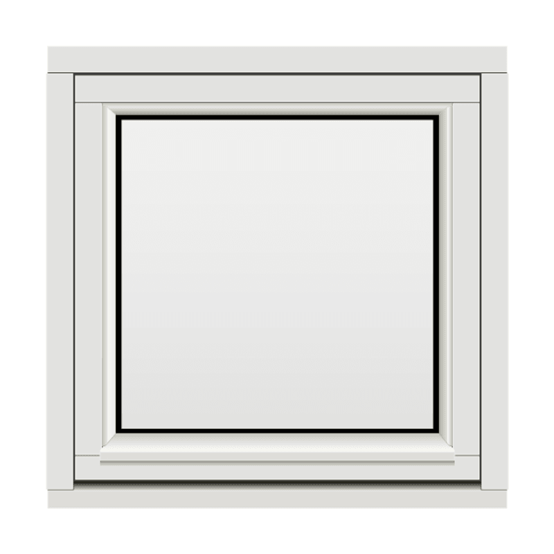 H-vinduet sidesving 1 rams 70x70 (69x69)