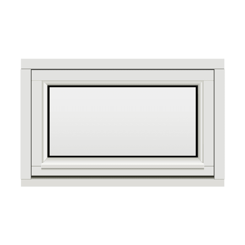 H-vinduet sidesving 1 rams 80x50 (79x49)