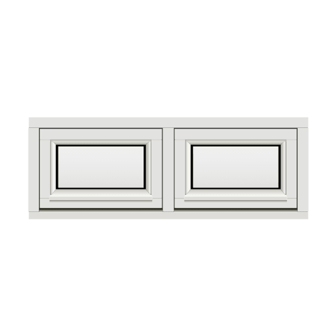 Hovedbilde H-vinduet sidesving 2 rams 110x40 (109x39)