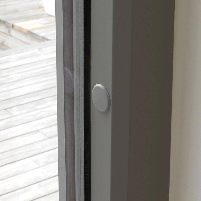 Hovedbilde Dekkpropper 12mm Grå RAL7037 40pk