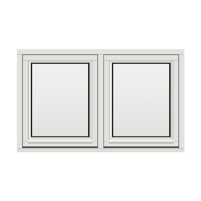 Hovedbilde H-vinduet sidesving 2 rams 130x80 (129x79)